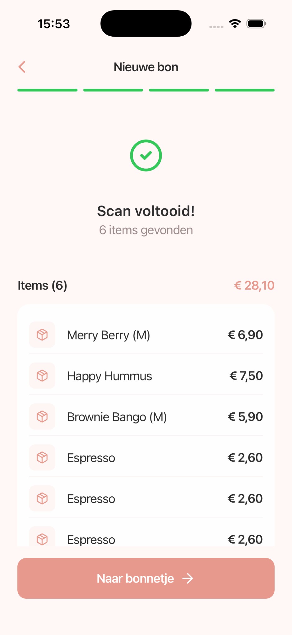 Stap 4: AI-scan resultaat